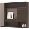 Carter Display Cabinet 2.4M - Coffee & Grey