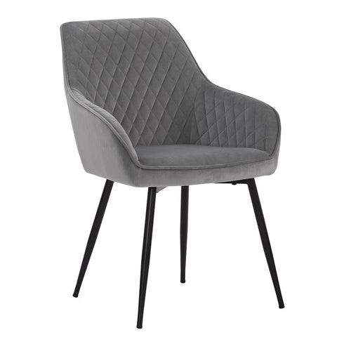 HAKON Dining Chair -  Grey & Black