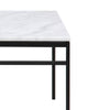 DARIEN Marble Coffee Table 115cm - White & Black