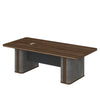 JAGGER Boardroom/ Meeting Table 240cm - Walnut & Grey Colour