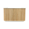 HALO Reception Desk 180cm - Oak & White