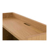 BARTON Study Desk 71cm - Oak & White