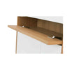 BARTON Study Desk 71cm - Oak & White