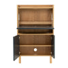 BARTON Study Desk 71cm - Oak & White