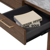 BREDA Study Desk 110cm - Walnut