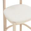 LOWEN Bar Stool - Oak & Cream White