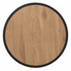 BRADFORD Side Table 40cm  - Natural & Black