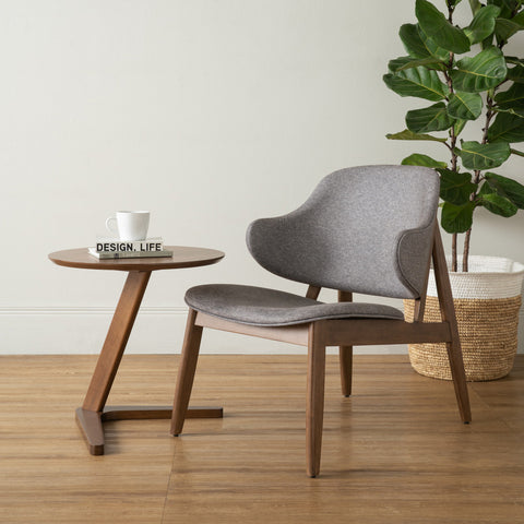 TRIS Side Table - Walnut - innovatec.com.au