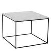 LUCIO Marble Coffee Table 60cm - White
