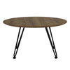 CORWIN Round Coffee Table 70cm - Walnut