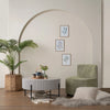 OZZY Round Coffee Table - Grey & Black