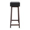 ARSENIO Console Table 90cm - Walnut & Black