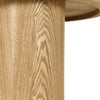 LEITH 130cm Organic Shaped Coffee Table – Oak