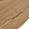 LEITH 130cm Organic Shaped Coffee Table – Oak