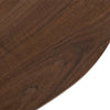 LEITH 130cm Organic Shaped Coffee Table – Walnut