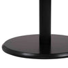 RUNDA Round Dining Table 70cm - Walnut & Black