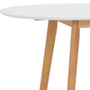 WERNER Extendable Dining Table 150-195cm  - Natural & White