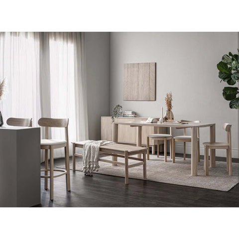 LOWEN Dining Chair - Cream White