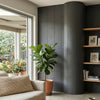 WOODFLEX  Flexible SOFT STONE PANEL - CHARCOAL BURNT WOOD - Black - 2700 x 600mm