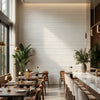 WOODFLEX FLEXIBLE SOFT STONE PANEL - NEW LINE White - 1200 x 600mm