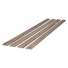 WOODFLEX Outdoor & Indoor Solid Hard Wood Slat Wall Ceiling Pool Fence Cladding - Paulownia - 3000mm x 545mm