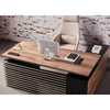 PHOENIX Executive Desk with Left Return 1.8M - Warm Oak & Black