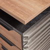 PHOENIX Executive Desk with Left Return 1.8M - Warm Oak & Black