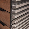 PHOENIX Executive Desk with Right Return 2.2M - Warm Oak & Black