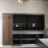 ARMANDO Display Unit 2.6M - Hazelnut & Grey
