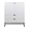 SVANA Tall Sideboard 100cm - White