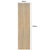 WOODFLEX Flexible Wooden Slat Wall Panel - Oak Veneer - 3000mm x 600mm - Half Round