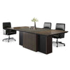 CARTER Boardroom Table  2.4M - Coffee & Grey