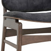 HEATH Lounge Chair - Walnut & Charcoal