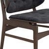 HEATH Lounge Chair - Walnut & Charcoal