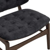 HEATH Lounge Chair - Walnut & Charcoal
