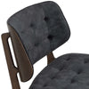 HEATH Lounge Chair - Walnut & Charcoal