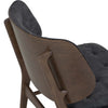 HEATH Lounge Chair - Walnut & Charcoal