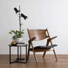 CAMRY Lounge Chair - Walnut & Black