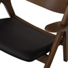 CAMRY Lounge Chair - Walnut & Black
