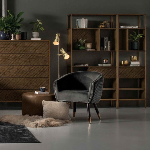 DENIZ Lounge Chair - Grey