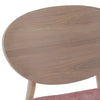 POLARA Lounge Chair - Oak & Salmon