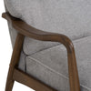 FIGARO Lounge Chair - Walnut & Grey