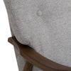 FIGARO Lounge Chair - Walnut & Grey
