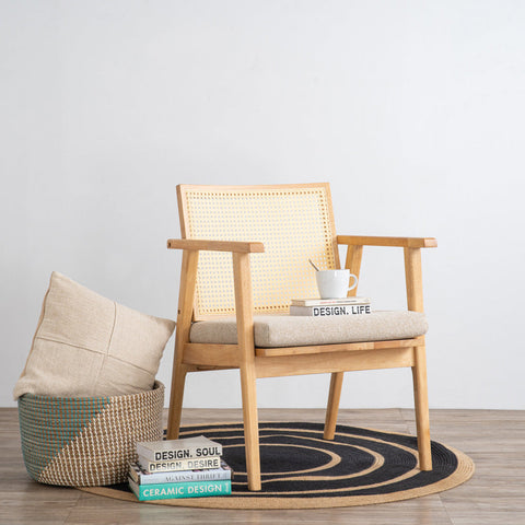 KEKO Lounge Chair - Natural - innovatec.com.au