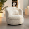 COROLLA Swivel Lounge Chair - Ivory