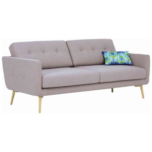 STREAM 3 Seater Sofa - Warm Taupe & Oak