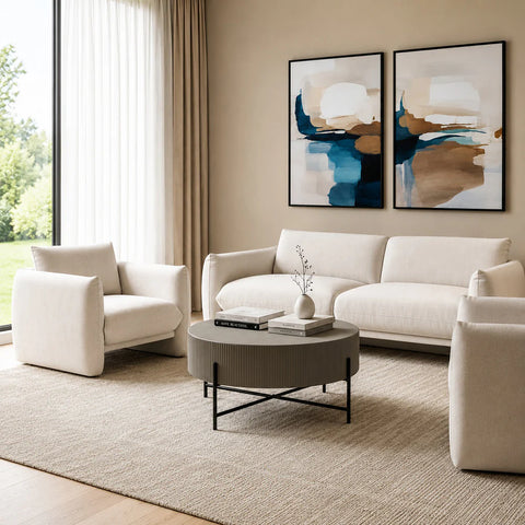 Holden Single Seater Sofa - Grey Mist