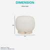 STELIA Ottoman 51cm - Off White