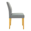 Ladee Dining Chair - Oak + Silver