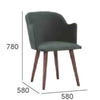 NAYELI Dining Chair - Grey